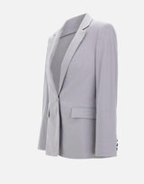 Blazer in misto lino V169891664 074BMI VINCE. 