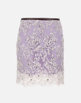 Gonna ricamata con strass BQ001 VIOLET JACQUES WEI 