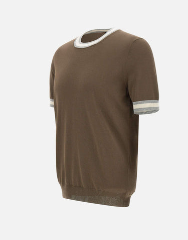 T-shirt  in maglia di cotone 57135 20671146 GRAN SASSO 