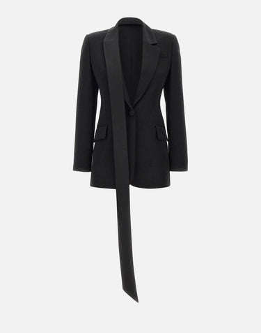 Giacca con foulard 260WCG00089 WWW065AA100 THE ATTICO 