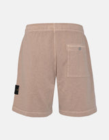 Shorts in felpa malfilé effetto "old" 6200014S0060 V019A STONE ISLAND 