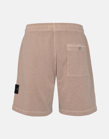 Shorts in felpa malfilé effetto "old" 6200014S0060 V019A STONE ISLAND 