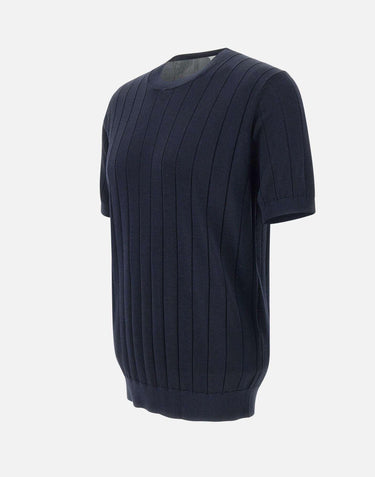 T-shirt in cotone e viscosa 102421 043 KANGRA 