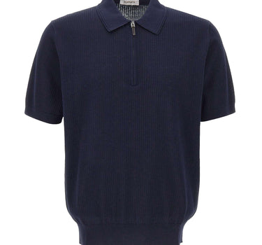 Polo con treccine e mezza zip 302310 038 KANGRA 