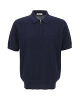 Polo con treccine e mezza zip 302310 038 KANGRA 