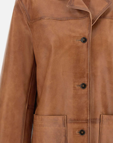 Giacca in pelle "Marina" 5802268 071 HERSKIND 