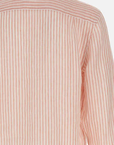 Camicia di lino a righe CH6985 TIM LACOSTE 