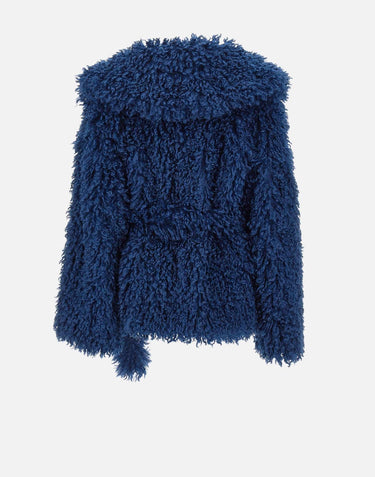 "Faux Fur Belted Jacket" 114647 1587 ROTATE BIRGER CHRISTENSEN 