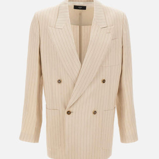 Blazer doppiopetto a righe AMTITT1027 271 AMIRI 
