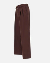 Pantaloni ampi in viscosa BP203 VI029BN DROLE DE MONSIEUR 