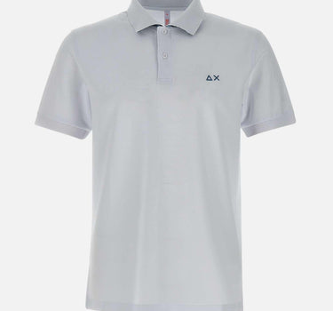 "Print under collar polo shirt" A35115 01 SUN68 