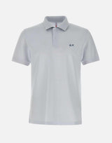 "Print under collar polo shirt" A35115 01 SUN68 