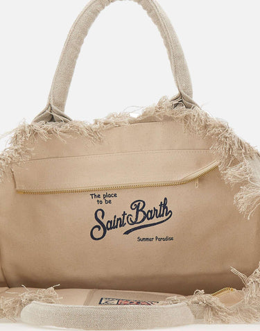 Borsa a mano "Vanity Linen" VANI022 01139L MC2 SAINT BARTH 
