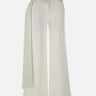 "Satin Waistband Trouser " 1125WTR006040A IVORY VICTORIA BECKHAM 