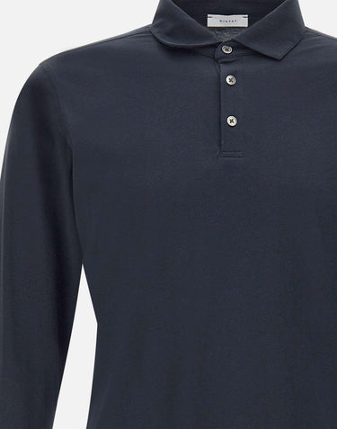 Polo in cotone supima DK87101 BLU DIKTAT 
