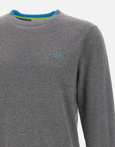 Maglia in lana e cotone K44125 47 SUN68 