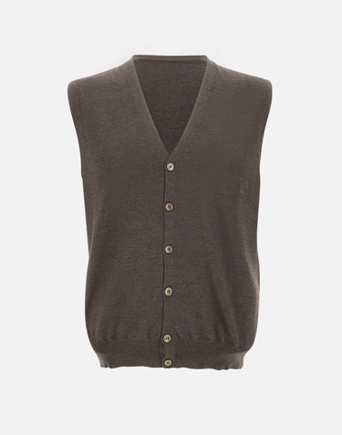 Cardigan in lana merino 58182 14296186 GRAN SASSO 