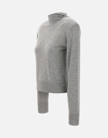 Maglia in lana con fiocco 116183 1093 ROTATE BIRGER CHRISTENSEN 