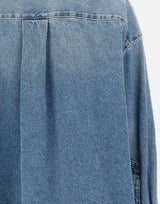 Maxi camicia in denim di  cotone 250WCB00068 DDD085AA024 THE ATTICO 