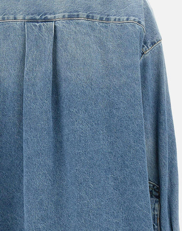 Maxi camicia in denim di  cotone 250WCB00068 DDD085AA024 THE ATTICO 