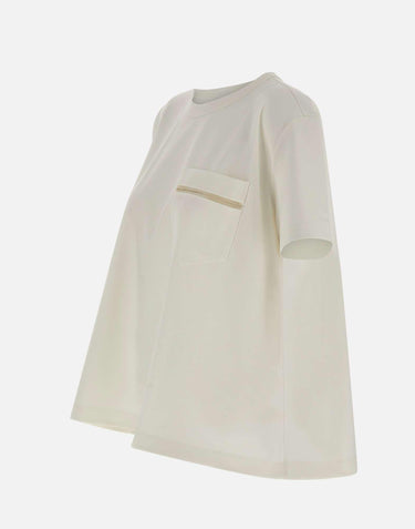 T-shirt in jersey con taschino JED266F155 L7720142 FABIANA FILIPPI 