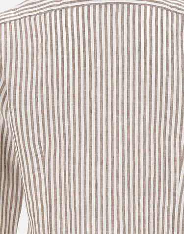 Camicia in lino a righe LIU02P0154035U 0006 BARBA 