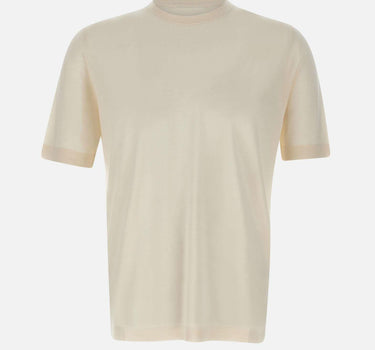 T-shirt in lana, seta e cashmere TS0MC LSC18R020 FILIPPO DE LAURENTIIS 