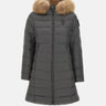 Piumino lungo con pelliccia "Kristin" 25WBLDK03103 006047978GG BLAUER 