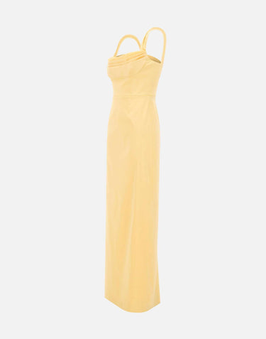 Abito lungo "Mandy" 26011560 YELLOW REBECCA VALLANCE 