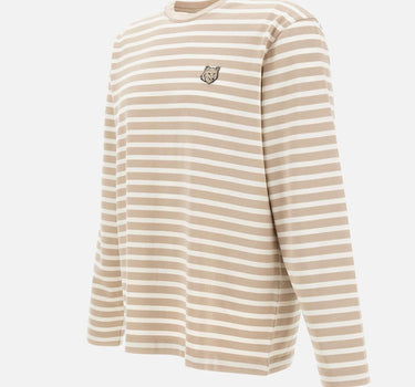 "Bold Fox Head Patch Marin Tee-Shirt" PM00122KJ0044 0393 MAISON KITSUNE' 