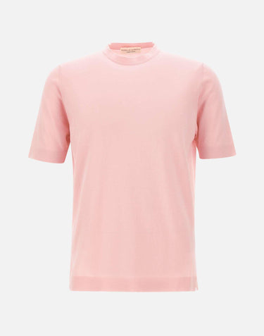 T-shirt in crepe di cotone TS0MC CR14R320 FILIPPO DE LAURENTIIS 