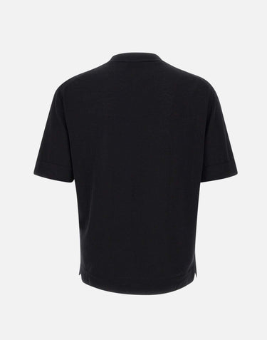 T-shirt in crêpe di cotone TS0MCOV CR14R990 FILIPPO DE LAURENTIIS 