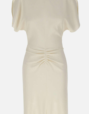 Abito midi "Bela" 1226WDR005227A IVORY VICTORIA BECKHAM 