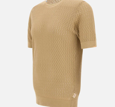 T-shirt "Waves" in cotone WAVESUNICA CAMMELLO BOB 