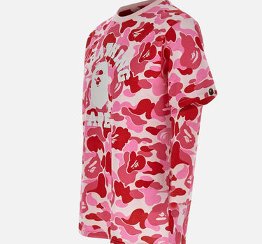 T-shirt "College ABC Camo" 001CSM301011M PINK BAPE 