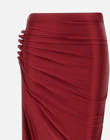 Gonna in viscosa stretch 25PJJU515VI0267 P644 RABANNE 