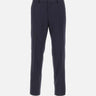 Pantaloni slim fit in serge di lana vergine 50469174 401 BOSS 