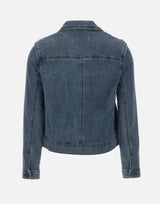 Giacca in denim con decorazioni di pailettes R447P000093N 034 ELENA MIRO' 