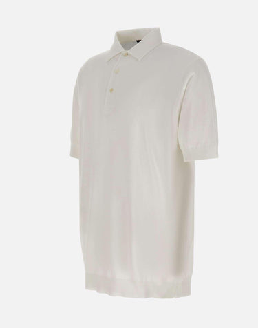 Polo in cotone crêpe PL1MCPAR CR14R001 FILIPPO DE LAURENTIIS 