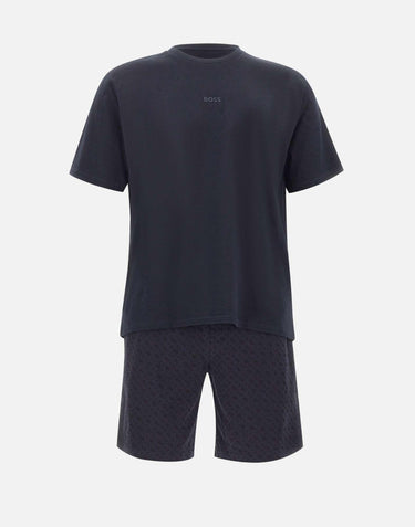 Pigiama in cotone con shorts 50540613 406 BOSS 