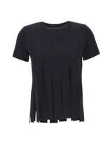Maglia con frange CA6110MS55N 22222 LIU-JO 