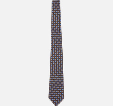 Cravatta in seta con micromotivo UCRVKRC01M3407 001 KITON 