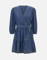 Abito effetto denim 50559071 420 BOSS 