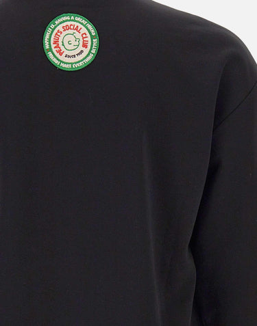 Felpa girocollo con disegno Peanuts E051630A 9000 ICEBERG 