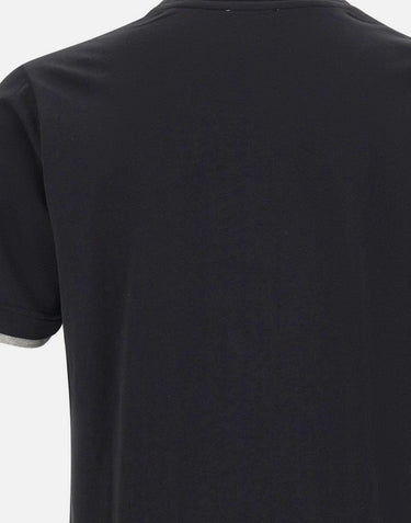 T-shirt in cotone Supima DK17105 NERO DIKTAT 