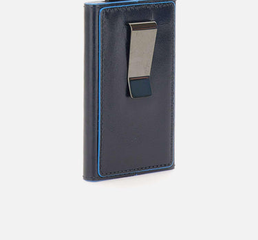 Portacarte di credito con sliding system PP6514B2BLR BLU2 PIQUADRO 