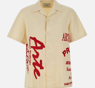 "Red print shirt" 024S CREAM ARTE ANTWERP 