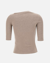 Maglia con scollo asimmetrico S52NC0361 M20122809 MM6 MAISON MARGIELA 