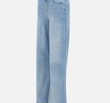 Jeans flare con borchie UA5158DS800 78850 LIU-JO 