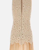 Abito lungo in macramé CA6362J8100 P9649 LIU-JO 